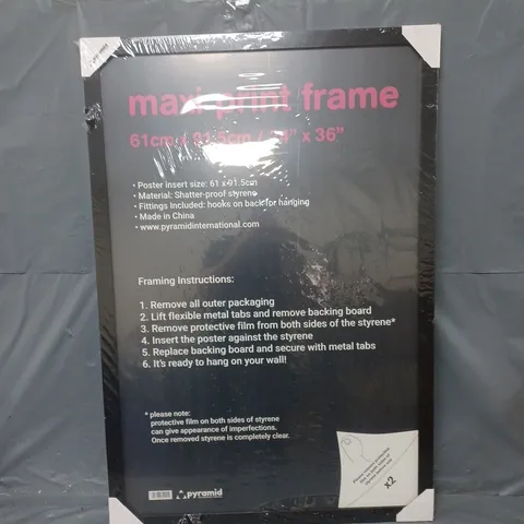 MAXI PRINT FILM 61 X 91.5CM - BLACK BORDER - COLLECTION ONLY 