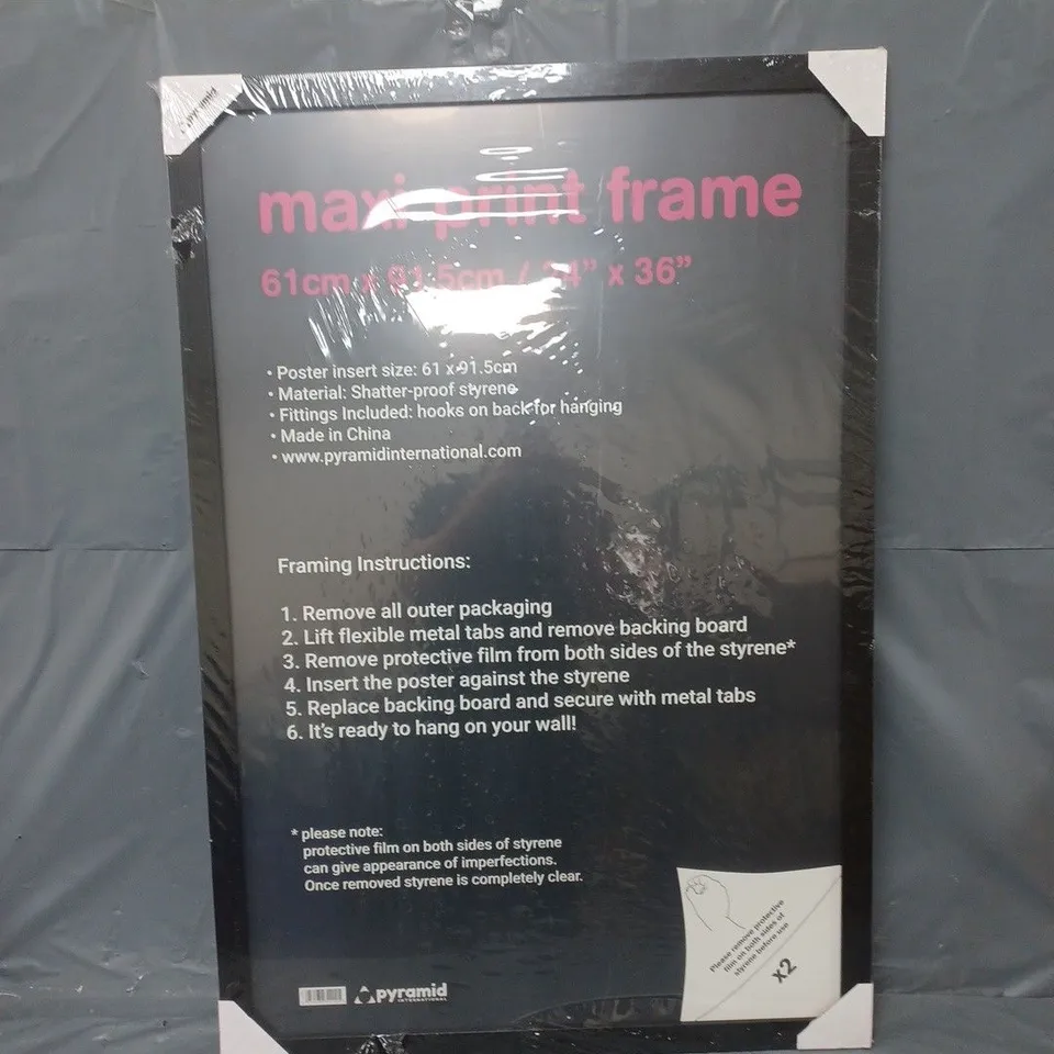 MAXI PRINT FILM 61 X 91.5CM - BLACK BORDER - COLLECTION ONLY 