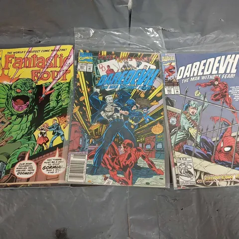 APPROXIMATELY 16 ASSORTED MARVEL COMICS TO INCLUDE; DAREDEVIL FANTASTIC FOUR, MOON KNIGHT AND PSYLOCKE