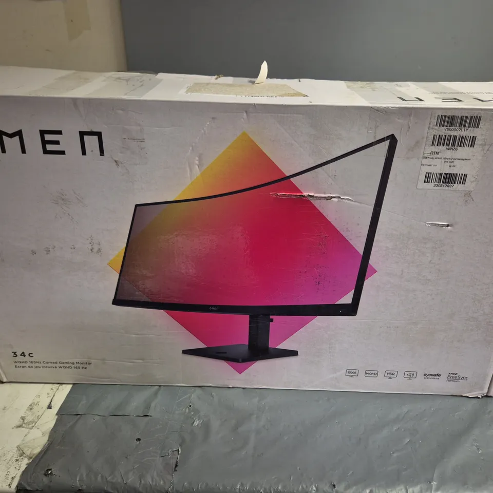 OMEN 34C 165HZ CURVED GAMING MONITOR