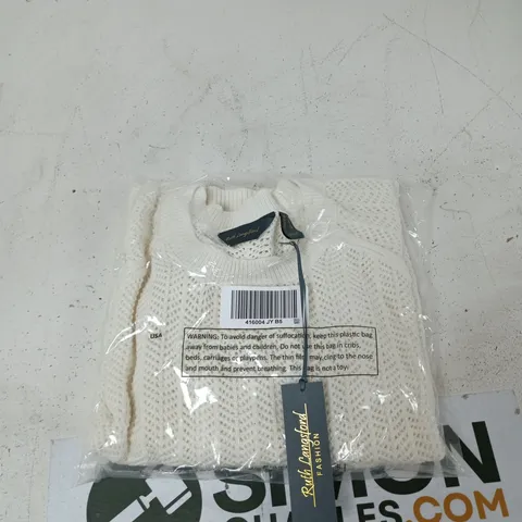 RUTH LANGFORD FASHION CREAM KNIT JUMPER UK M 
