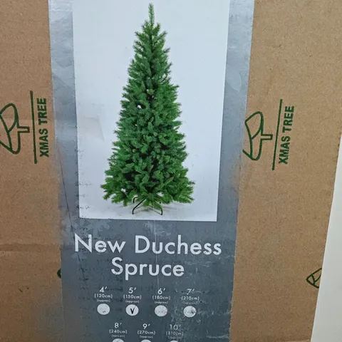 BOXED SNOWTIME NEW DUCHESS SPRUCE 150CM CHRISTMAS TREE