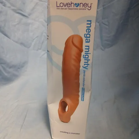 LOVEHONEY MEGA MIGHTY PENIS EXTENDER – 3 EXTRA INCHES – BOXED
