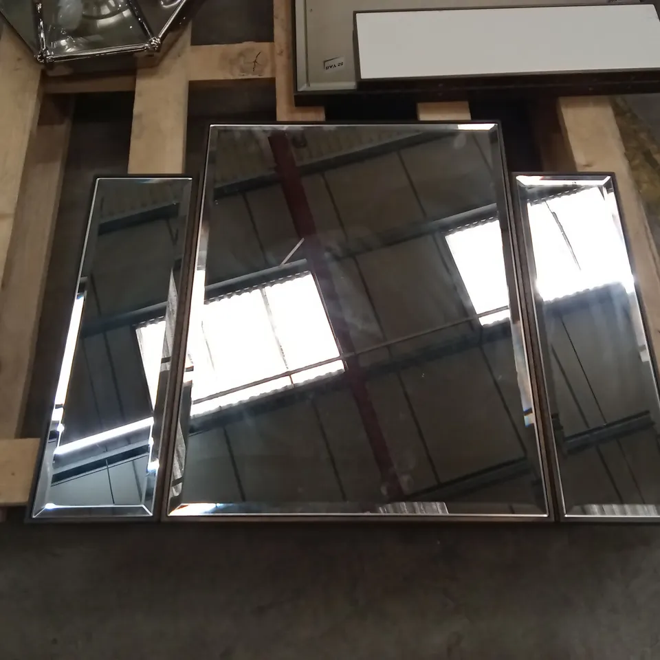 QUALITY DESIGNER CRYSTAL MIRROR WITH WINGS AND BRASS