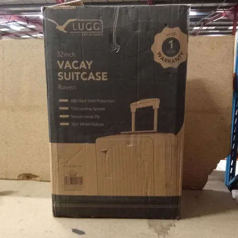 BOXED LUGG - 32 INCH VACAY SUITCASE RAVEN