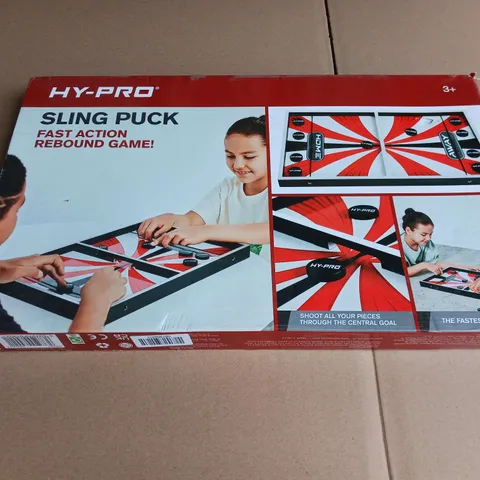 BOXED HY-PRO SLING PUCK GAME