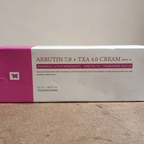 BOXED TOSOWOONG ARBUTIN 7.0 + TXA 4.0 CREAM (50ML)