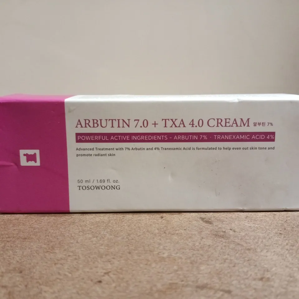 BOXED TOSOWOONG ARBUTIN 7.0 + TXA 4.0 CREAM (50ML)