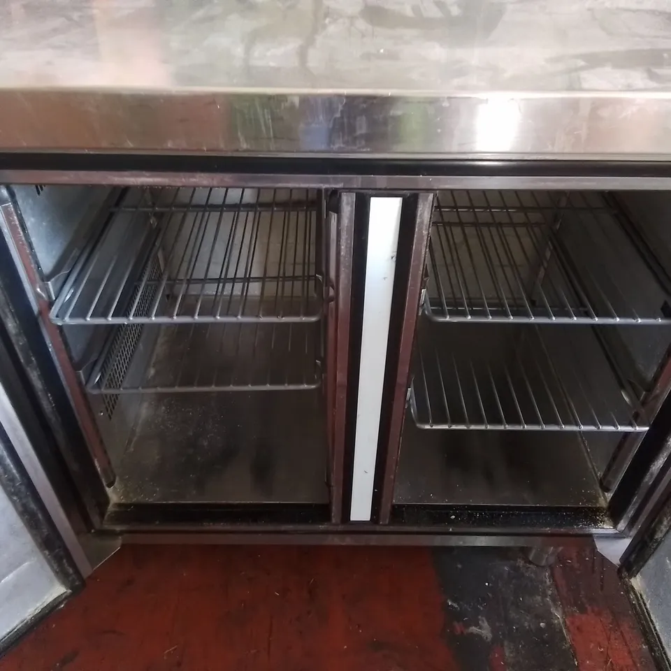 FOSTER DC1/2M COMMERCIAL STAINLESS CHILLED FOOD PREP COUNTER 
