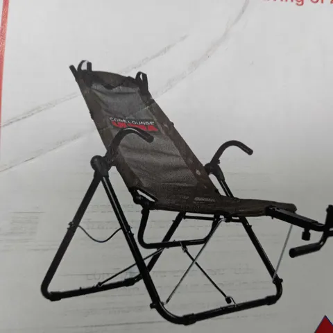 BRAND NEW BOXED FITQUEST CORE LOUNGE ULTRA FOLDABLE WORKOUT CHAIR - COLLECTION ONLY