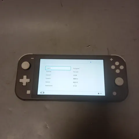 NINTENDO SWITCH GAME CONSOLE IN GREY