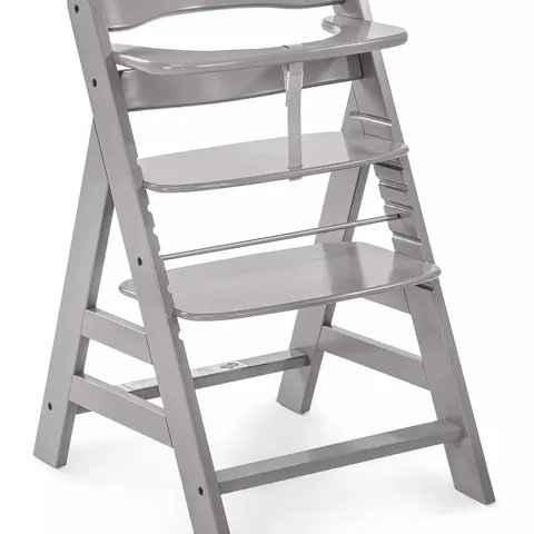 HAUCK ALPHA+ WOODEN HIGHCHAIR - GREY - COLLECTION ONLY