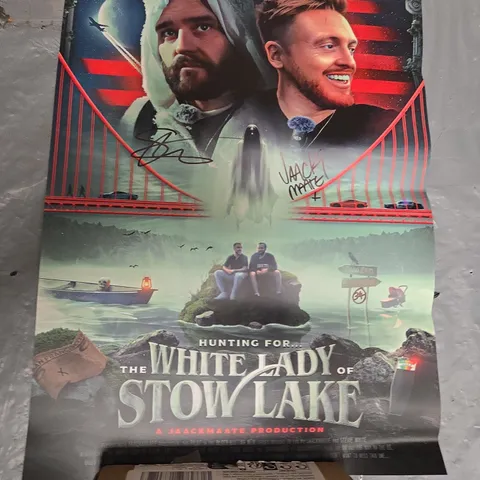HUNTING FOR... THE WHITE LADY OF STOW LAKE β POSTER (SIGNED)