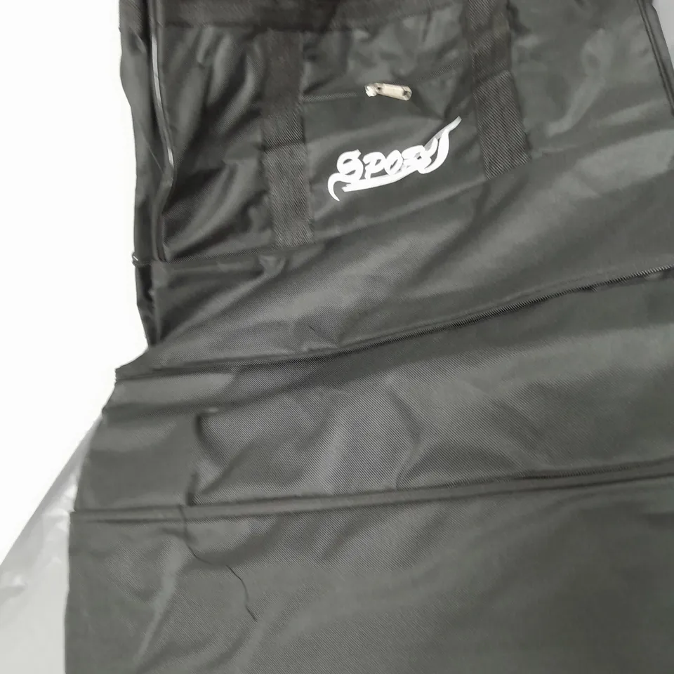 SPORT LARGE BLACK WHEELED SUITCASE. 