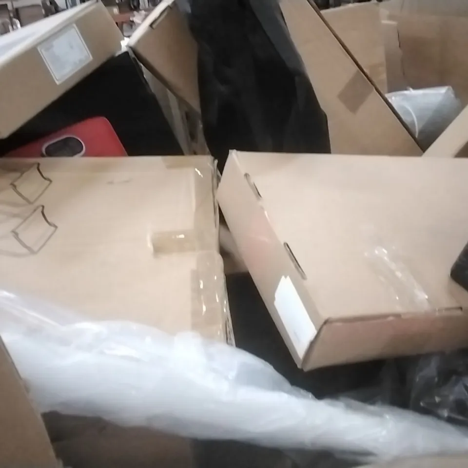 PALLET OF ASSORTED ITEMS INCLUDING KITCHEN FAUCET, ELECTRIC AIFEEL MIXER, FOLDING CAMP STOOL, GRILL TOOLS, SUPPORT BAR