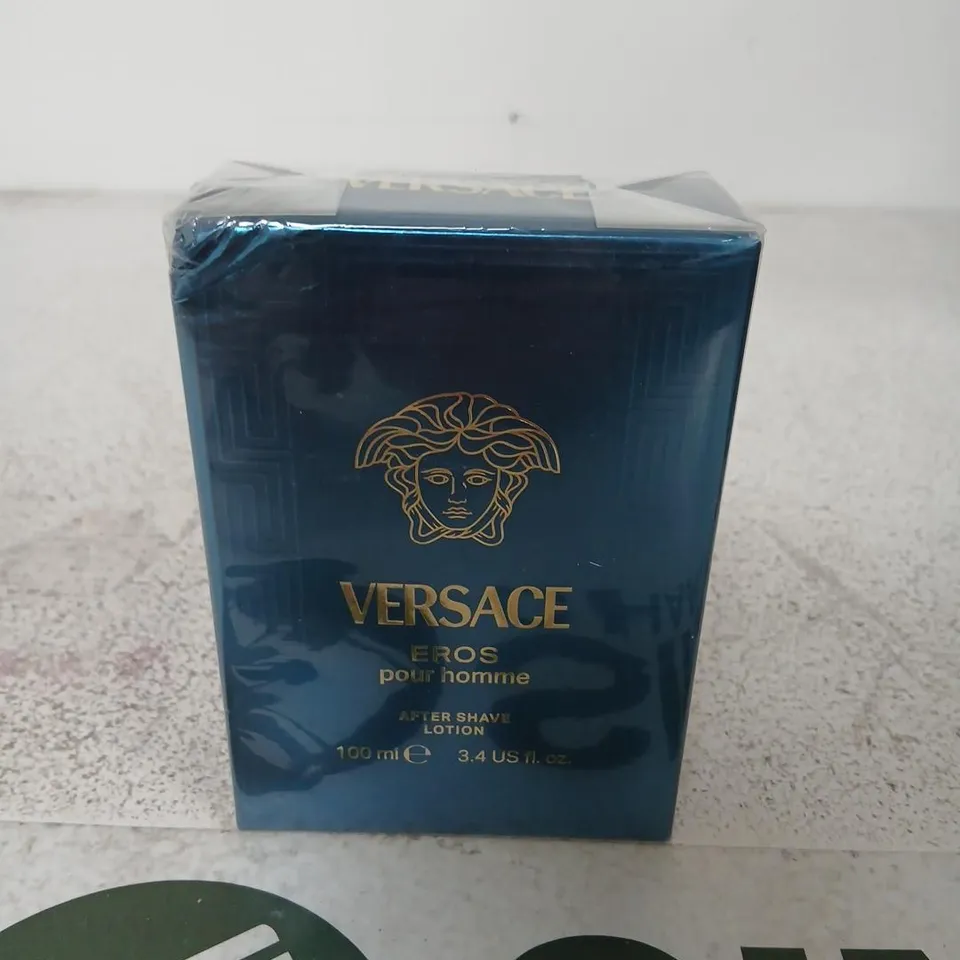 VERSACE EROS POUR HOMME AFTER SHAVE LOTION 100ML – BOXED