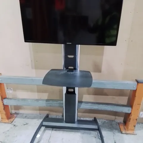 SAMSUNG 40" ME40B TELEVISION ON UNICOL OXFORD ROLLING TV STAND