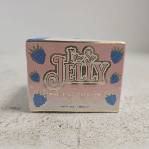 BOXED AND SEALED P.LOUISE I'M SO JELLY BLUE RASPBERRY JELLY MAKEUP REMOVER