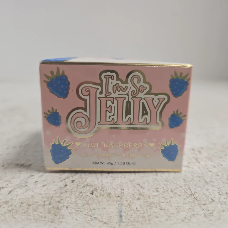 BOXED AND SEALED P.LOUISE I'M SO JELLY BLUE RASPBERRY JELLY MAKEUP REMOVER