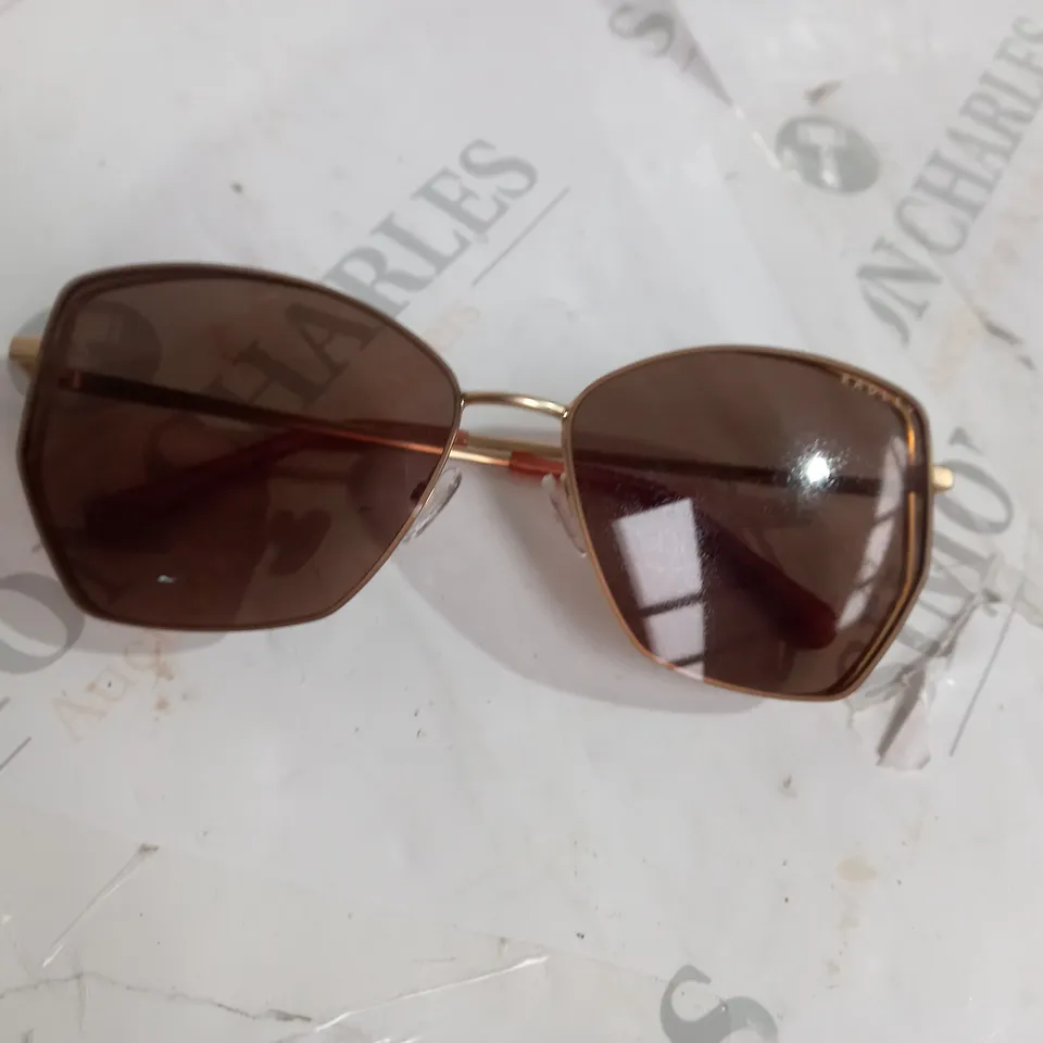 RADLEY LONDON SUNGLASSES GOLD AND SALMON FRAMES 