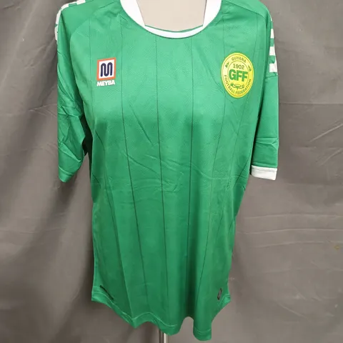 MEYBA GUYANA FF HOME 24/25 MENS JERSEY IN GREEN SIZE L