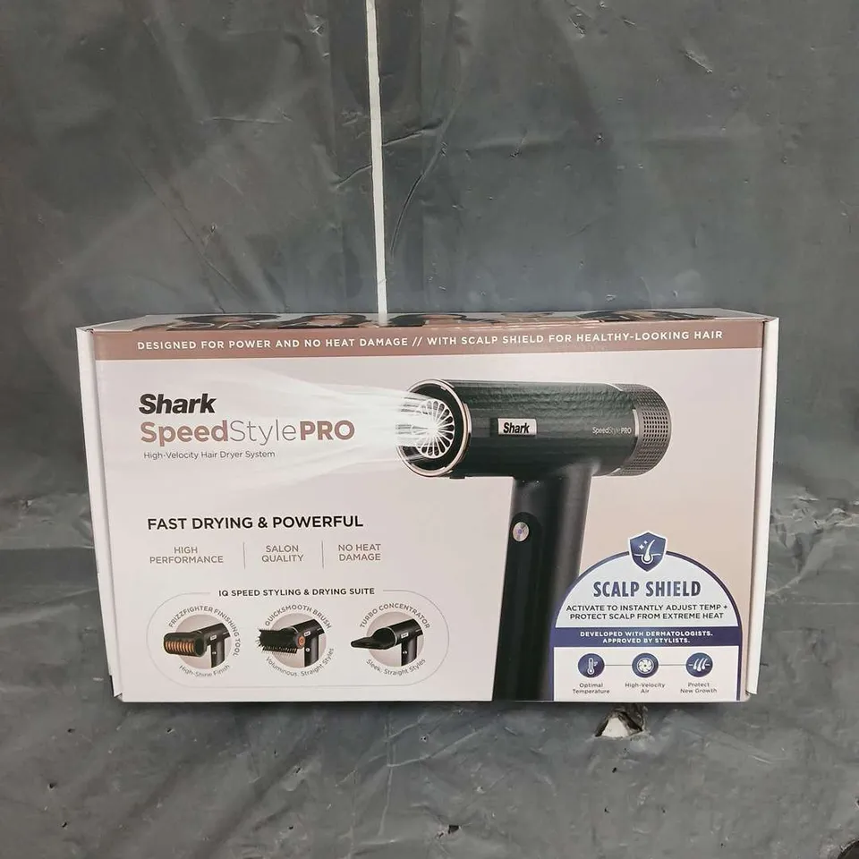 SEALED SHARK SPEED STYLE PRO HAIR DRYER SYSTEM