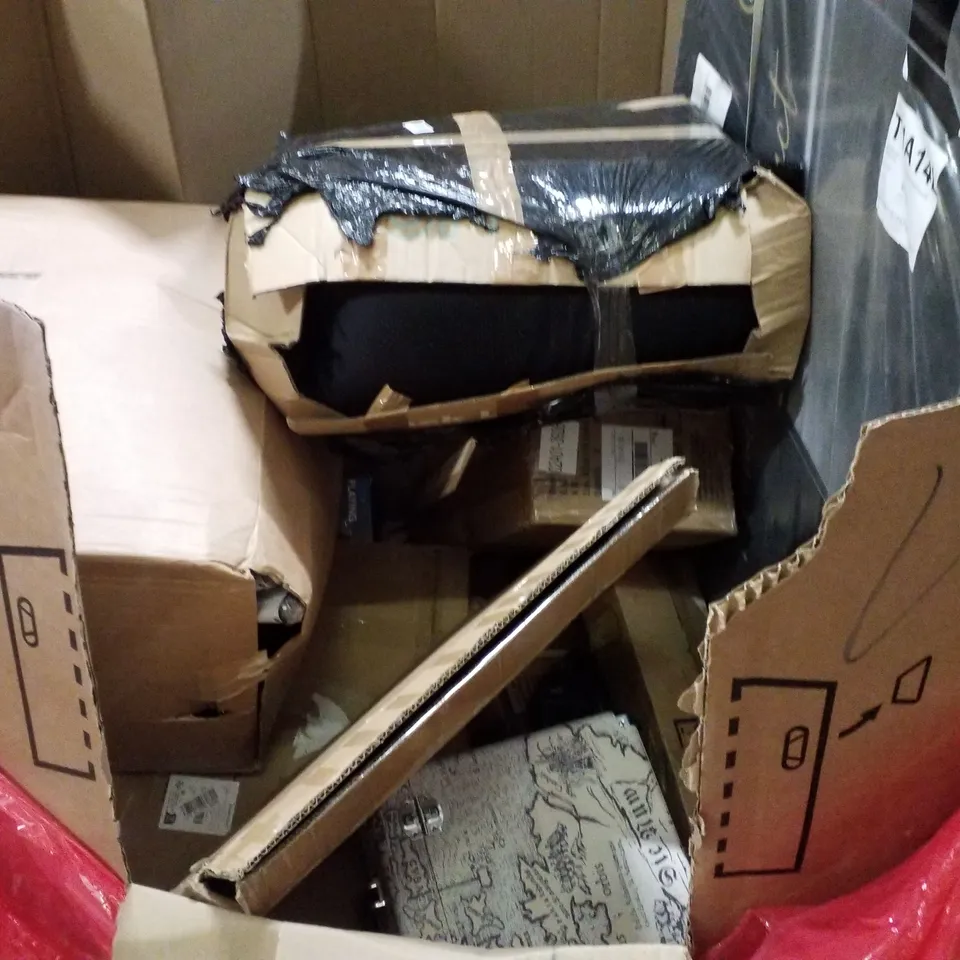 PALLET CONTAINING ASSORTED PRODUCTS INCLUDING SHREDDER, LED MONITOR, AUDIO TURNTABLE & NEUROMUSCULAR STIMULATOR 