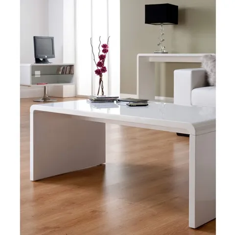 BOXED TOSCANA COFFEE TABLE - WHITE 