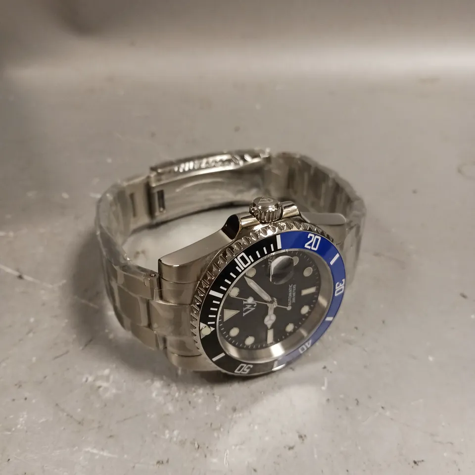 WILLIAM JOURDAIN DIVING WATCH – 20 METER WATER RESISTANT – NH35 AUTOMATIC MOVEMENT – SAPPHIRE CRYSTAL GLASS