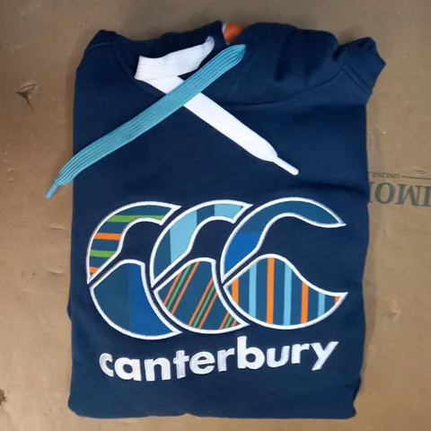 CANTERBURY HOODIE IN BLUE SIZE S