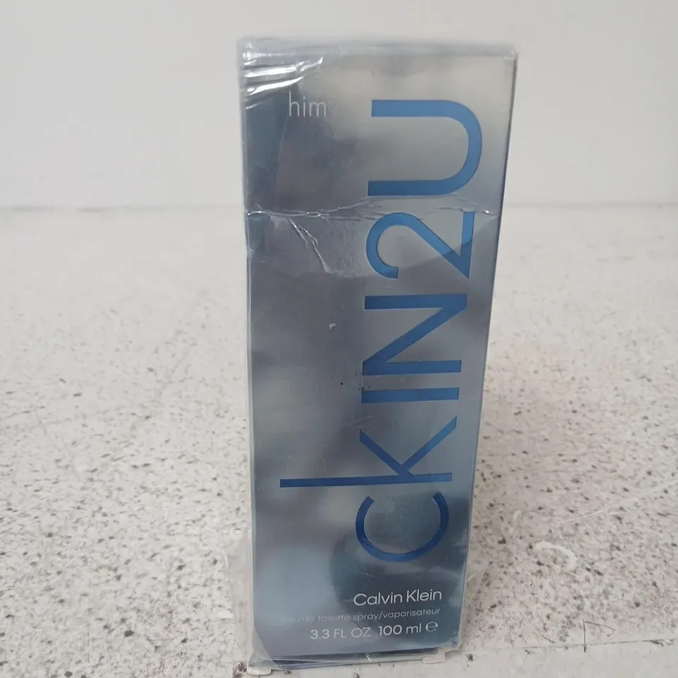 BOXED CALVIN KLEIN CKIN2U HIM EAU DE TOILETTE 100ML