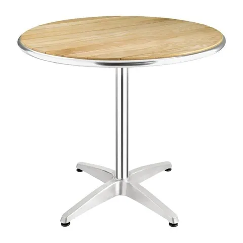 BOXED BOLERO BOLERO ROUND ASH TOP PEDESTAL BISTRO TABLE