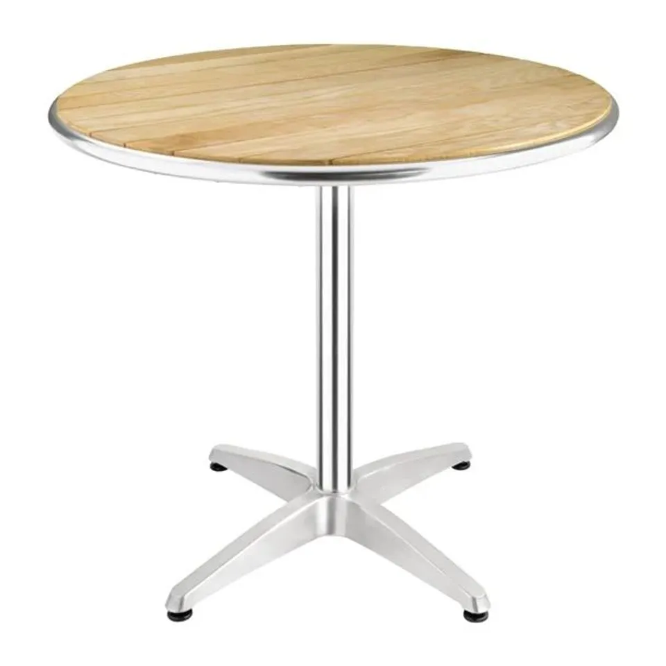BOXED BOLERO BOLERO ROUND ASH TOP PEDESTAL BISTRO TABLE
