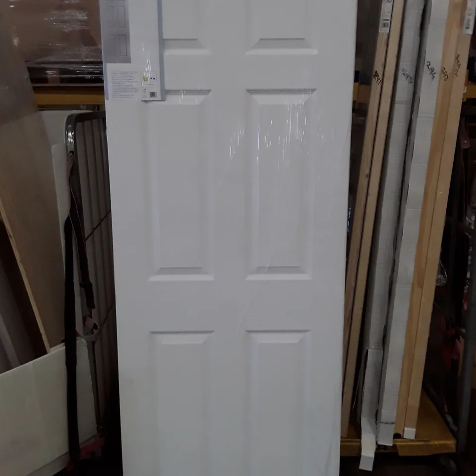 GEOM 6 PANEL PRE-PAINTED INTERNAL DOOR 1981×762×35MM