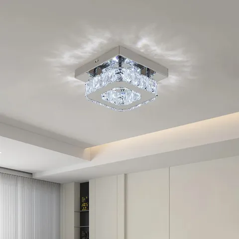 BOXED WERLIN LED SEMI FLUSH MOUNT 