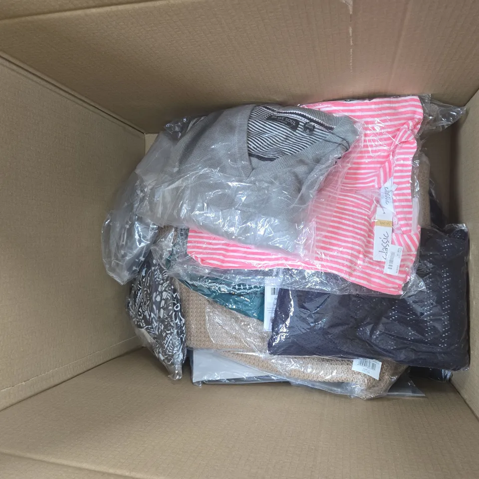 ASSORTED WOMEN'S CLOTHING LOT – PACKAGED GARMENTS (3+ ITEMS) (VERIFY) WOMEN'S CLOTHING BUNDLE – APROX 10 ITEMS TO INCLUDE CLOTHING ITEMS JUMPERS , TOPS AND DRESSES 