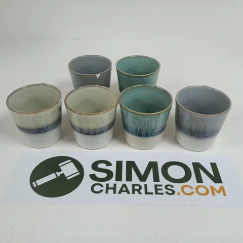 SET OF 6 MASON CASH CERAMIC MUGS