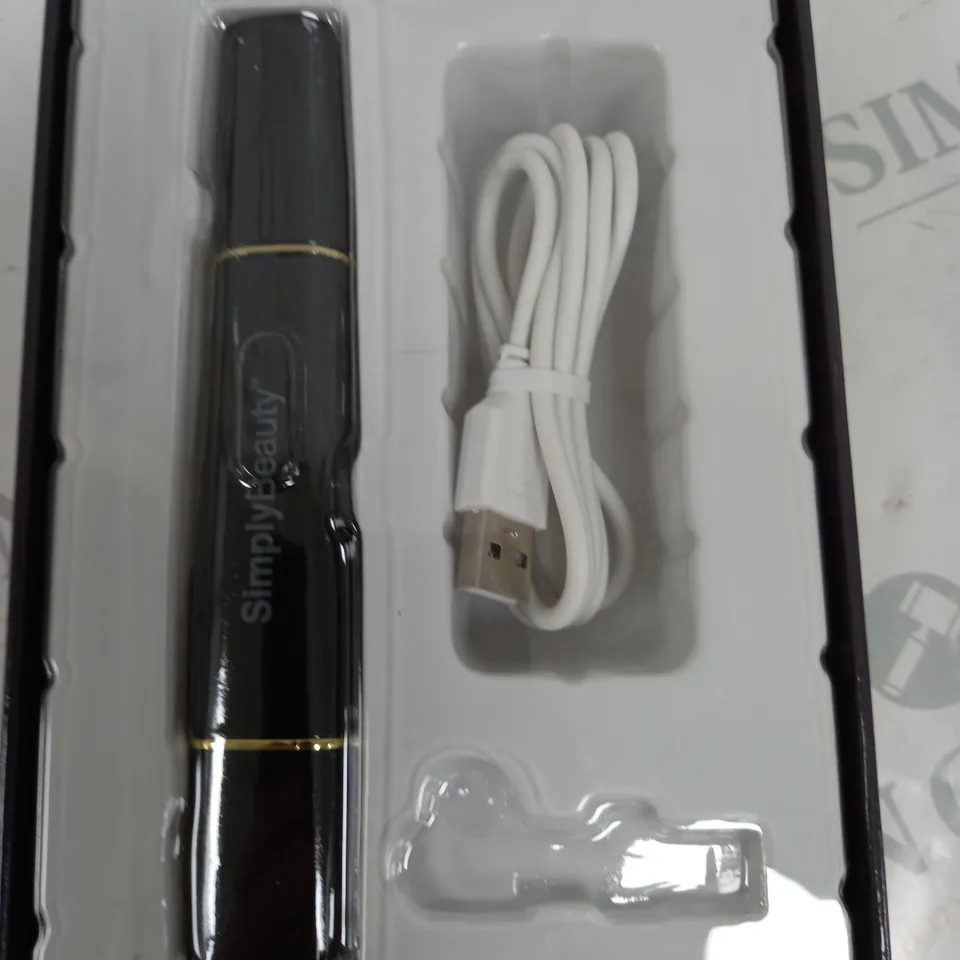 BOXED SIMPLY BEAUTY 2-IN-1 SUPER SMOOTH FACE & BROWS HAIR REMOVER IN BLACK