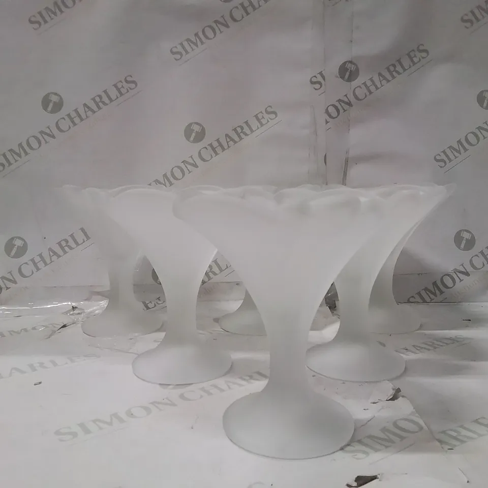 BOXED BORGONOVO DELISS SUNDAE DISH SET OF 6