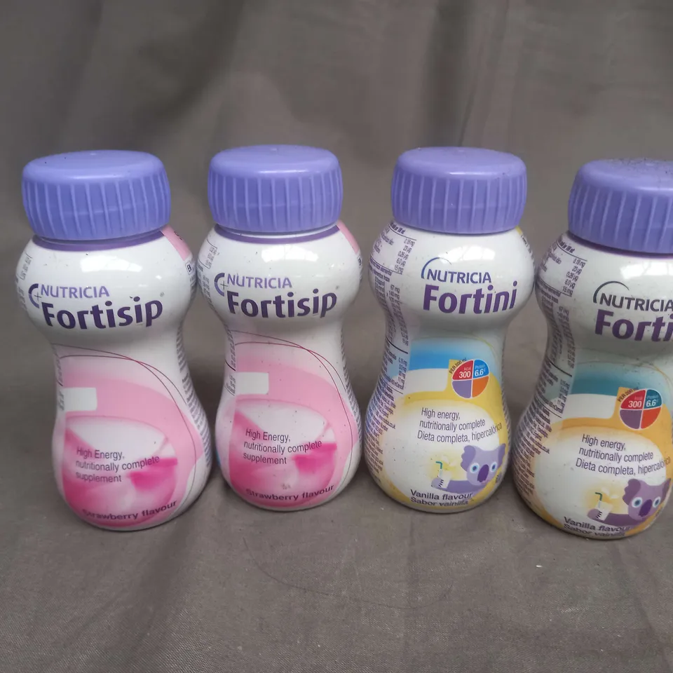 APPROXIMATELY 24 ASSORTED FOOD AND DRINK ITEMS TO INCLUDE NUTRICIA FORTINI ( IN VARIOUS FLAVOURS) - COLLECTION ONLY