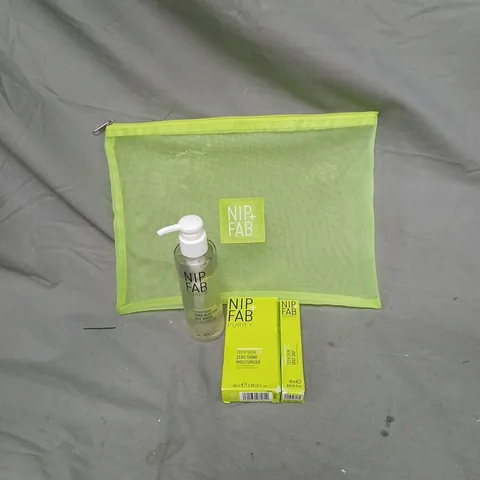 NIP+FAB PURIFY TEEN SKIN CARE SET WITH LIME GREEN MESH BAG