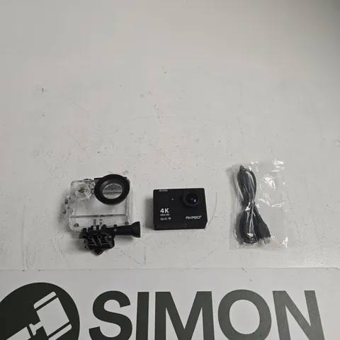 AKASO EK7000 4K ACTION CAMERA WITH WATERPROOF HOUSING & ACCESSORIES