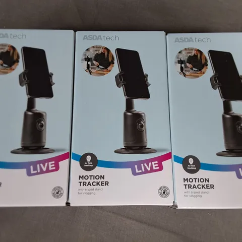 LOT OF 45 3-PACKS OF BRAND NEW MOTION TRACKERS WITH TRIPOD STAND