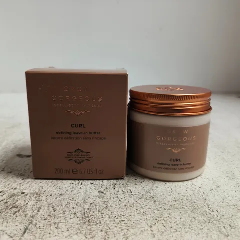 BOXED GROW GORGEOUS CURL DEFINING LEAVE-IN BUTTER – 200 ML