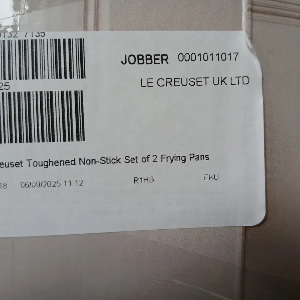 Le Creuset Toughened Non-Stick Set of 2 Frying Pans