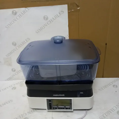 MORPHY RICHARDS INTELLISTEAM COMPACT FOOD STEAMER