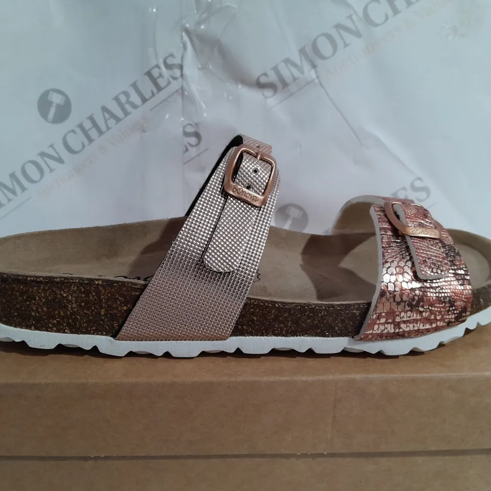 BONOVA PLATFORM 2 STRAP SANDAL - SIZE 7