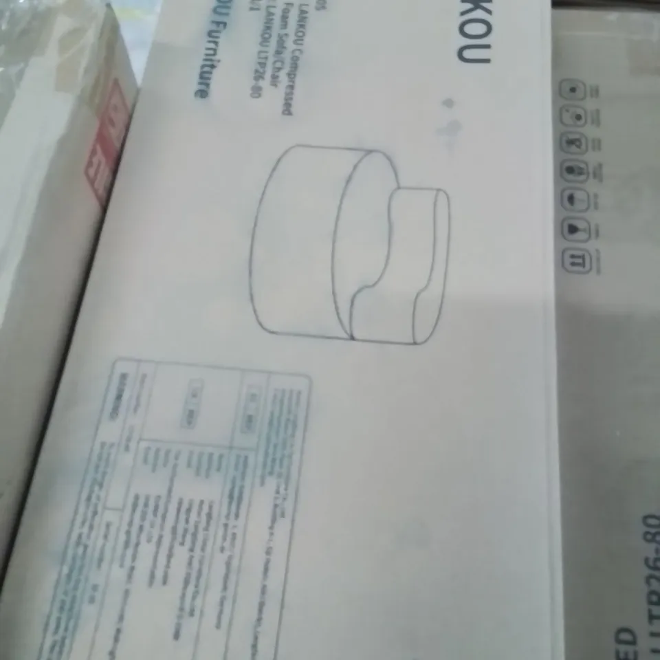 BOXED FOAM SOFA/CHAIR