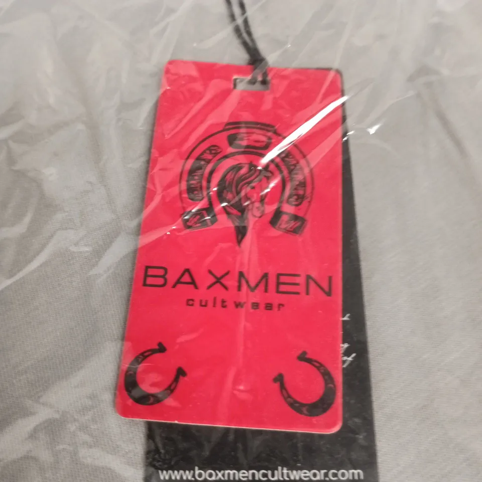 BAXMEN CULTWEAR T-SHIRT – MEN'S, UK SIZE L