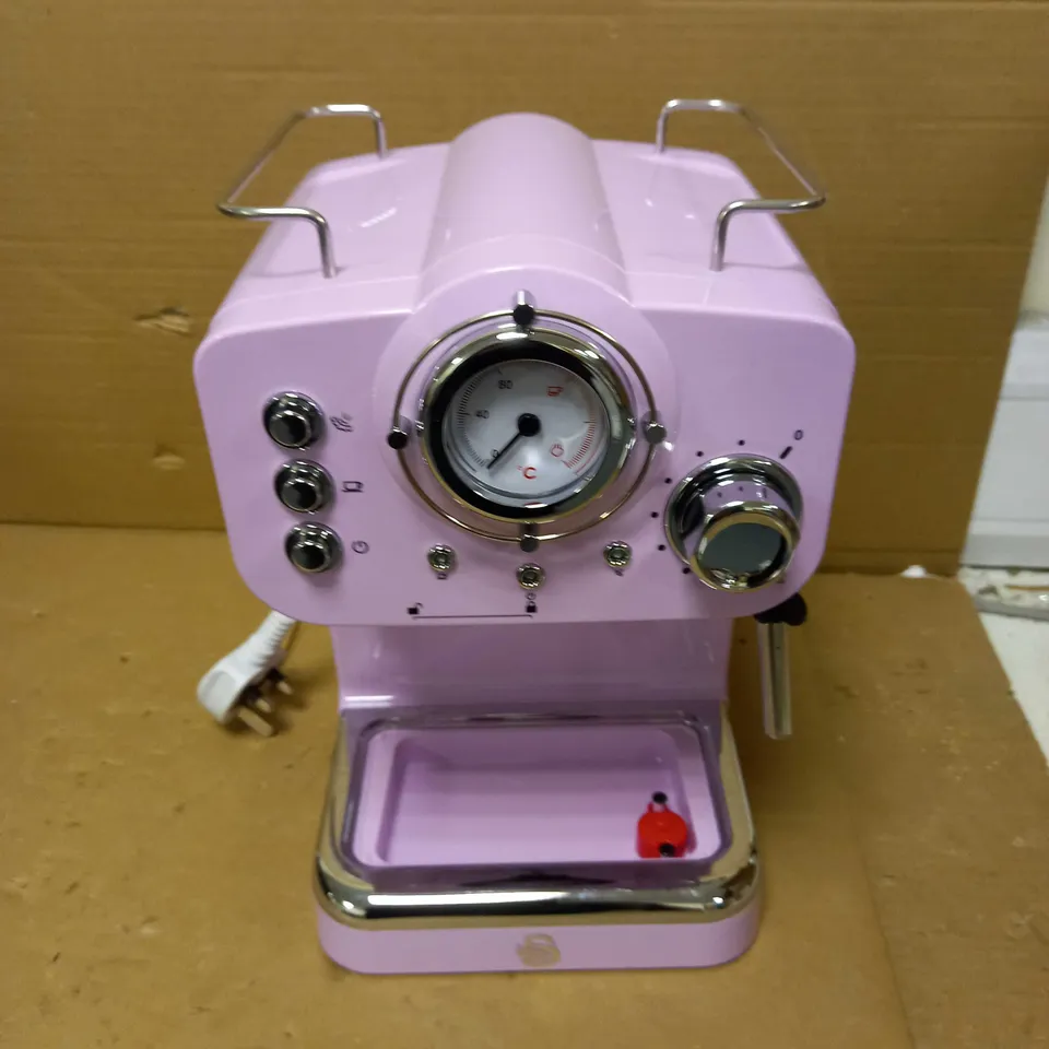 SWAN ESPRESSO COFFEE MACHINE - PINK